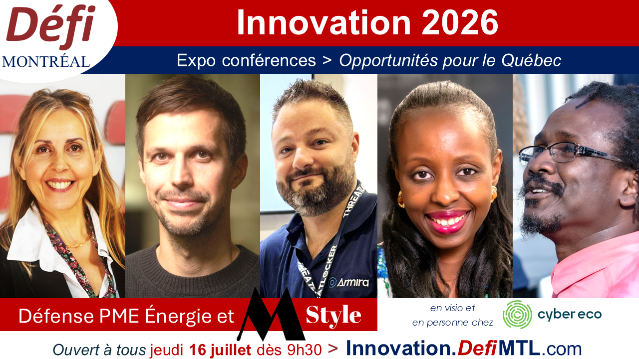 Innovation.DefiMTL.com Défense PME Énergie et M-Style !